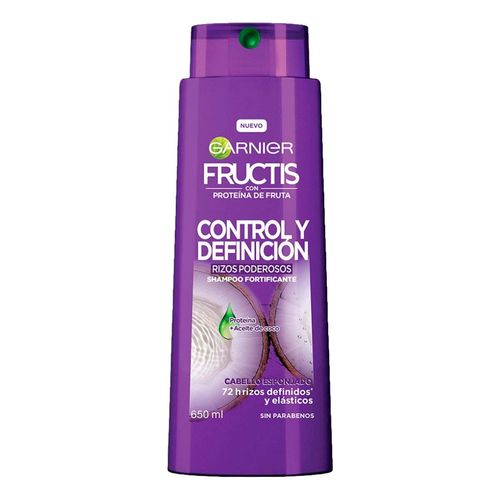 Shampoo Garnier Control y Definición Rizos Poderosos 650ml