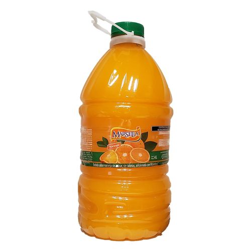 Bebida Marsella sabor Naranja sin Azúcar 4L