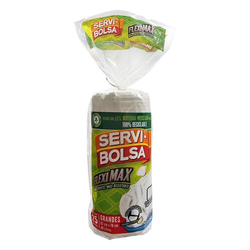 Bolsas para Basura Servi Bolsa Grandes Rollo con 25 Bolsas