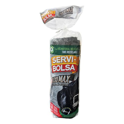 Bolsas para Basura Servi Bolsa Extra Jumbo Rollo con 18 Bolsas