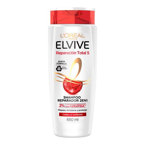 Shampoo L'Oréal Paris Elvive Reparación Total 5 680ml
