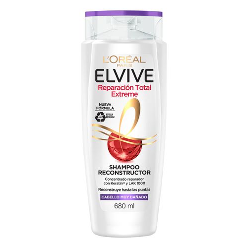 Shampoo L'Oréal Paris Elvive Reparación Total Extreme 680ml