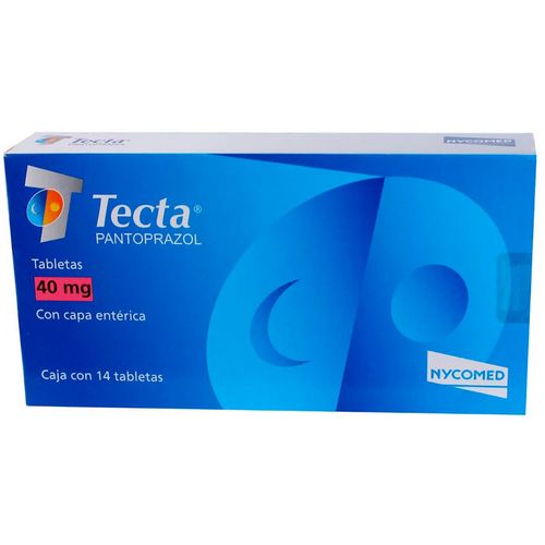 Tabletas Tecta 40mg Liberación Retardada Caja con 14 Tabletas