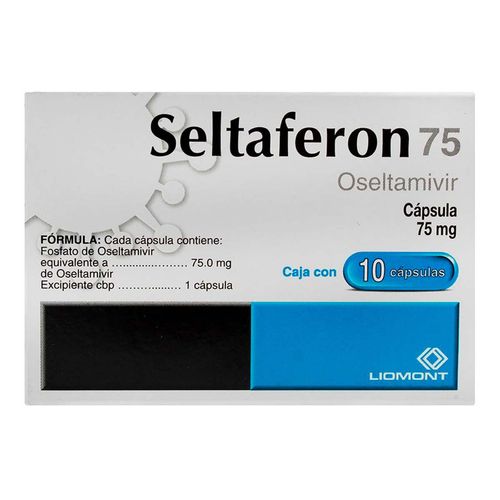 Cápsulas Seltaferon 75mg Caja con 10 Cápsulas