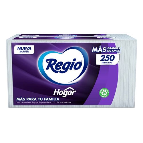 Servilletas Regio Hogar 250 Servilletas