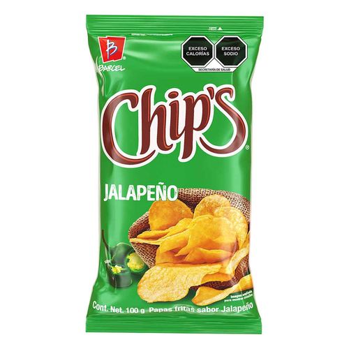 Papas Barcel Chip’s Jalapeño 100g