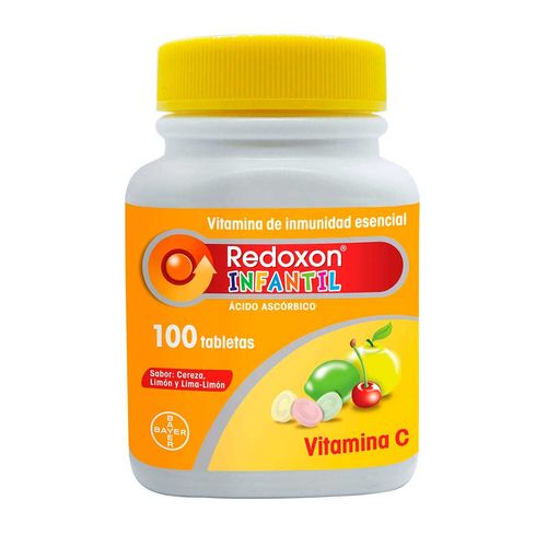 Tabletas Masticables Redoxon Infantil 100mg de Vitamina C 100 Tabletas