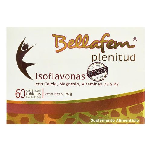 Suplemento Alimenticio Bellafem Plenitud 60 Tabletas