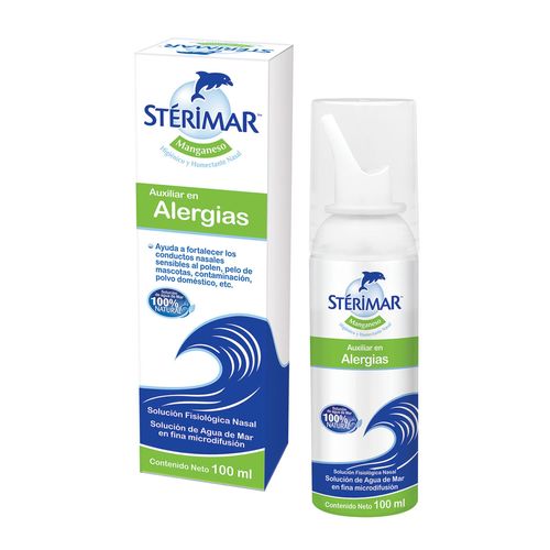 Solución Nasal de Agua de Mar Stérimar Manganeso 100ml