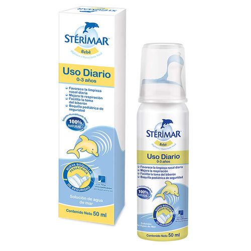 Solución Nasal de Agua de Mar Stérimar para Bebé 50ml