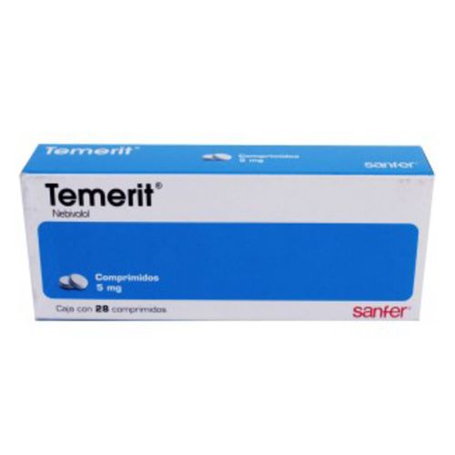 Comprimidos Temerit 5mg Caja con 28 Comprimidos