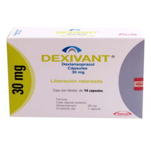 Cápsulas Dexivant 30mg Liberación Retardada Caja con 14 Cápsulas