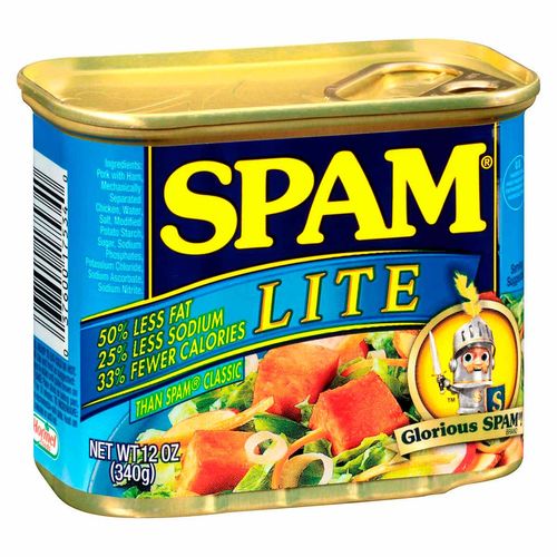 Carne de Cerdo y Pollo Enlatado Spam Reducida en Grasa 340g