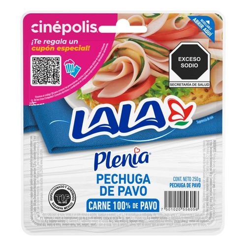 Jamón Lala Plenia Pechuga Pavo 250g