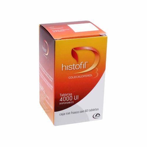 Tabletas Dispersables Histofil Frasco con 60 Tabletas