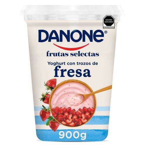 Yoghurt Danone Frutas Selectas Con Fresa 900g