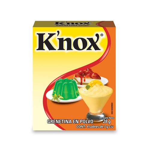 Grenetina en Polvo K'nox 28g