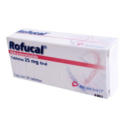 Tabletas Rofucal 25mg Caja con 30 Tabletas