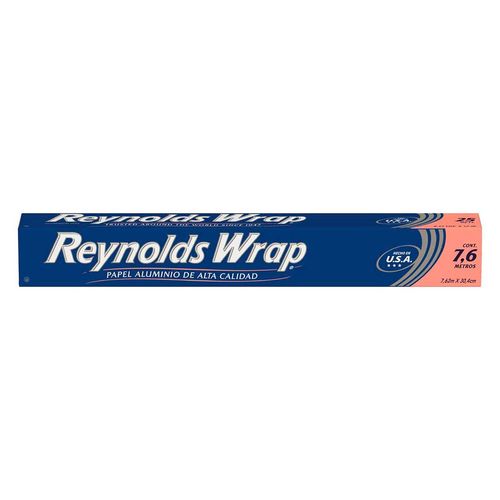 Papel Aluminio Reynolds Wrap 7.6m