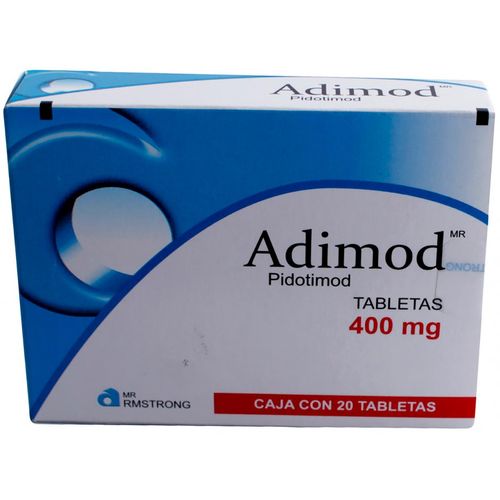 Tabletas Adimod de 400mg con 20 Tabletas