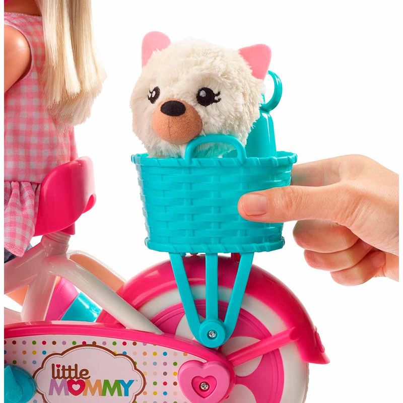 Muneca Little Mommy Paseo en Bici Chedraui