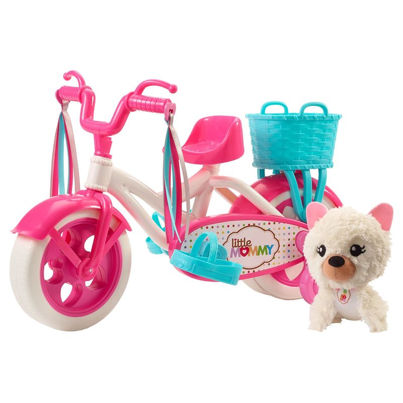 Muneca Little Mommy Paseo en Bici Chedraui