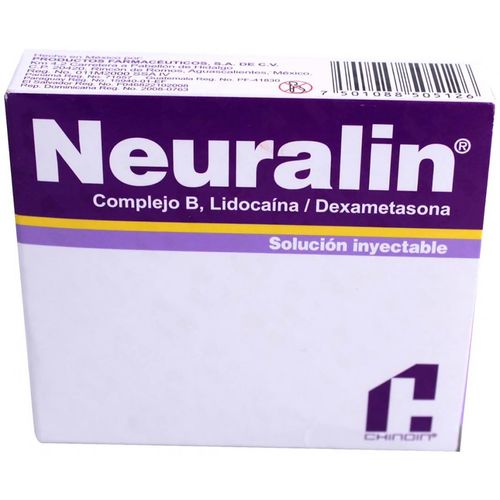Solución Inyectable Neuralin Caja con 2 Ampolletas