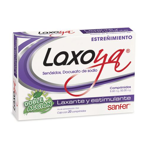 Laxante Laxoya Caja con 20 Comprimidos