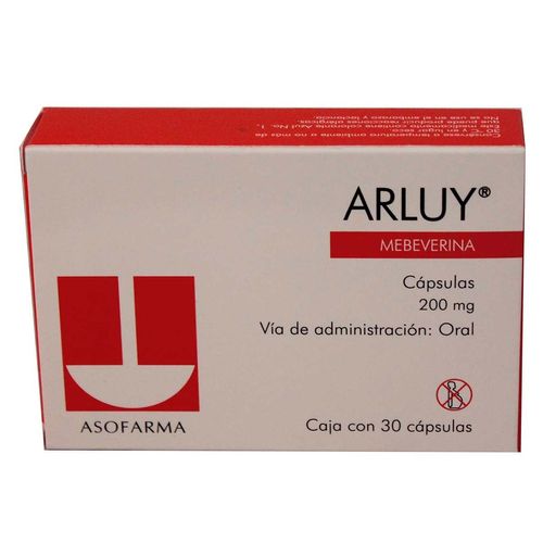 Cápsulas Arluy 200mg Caja con 30 Cápsulas