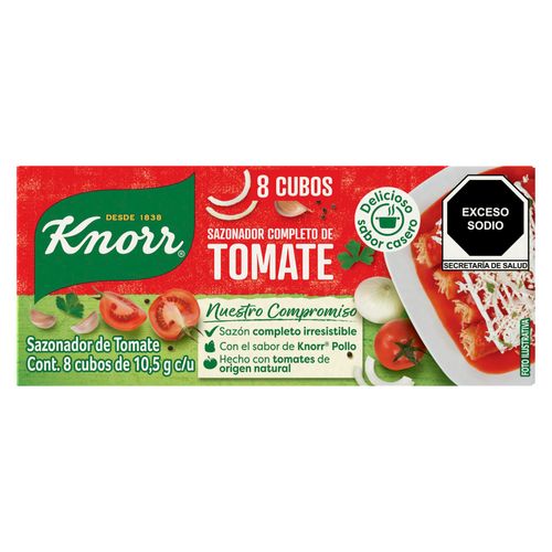 Sazonador Knorr Tomate 8 cubos de 10.5g