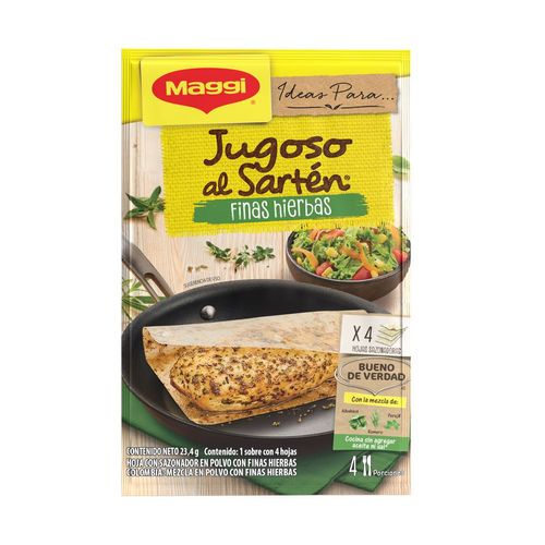 Hoja Sazonadora Maggi Jugoso al Sartén Finas Hierbas 23.4g