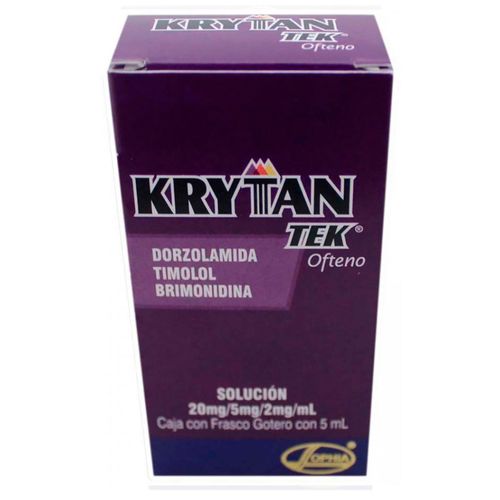 Solución Oftálmica Krytan Tek Frasco Gotero con 5ml