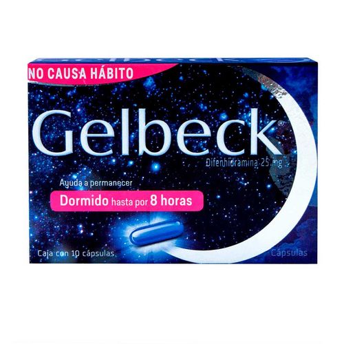 Cápsulas Gelbeck para Dormir Caja con 10 Cápsulas