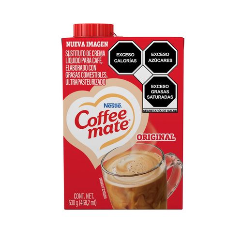 Sustituto De Crema Para Café Coffee Mate Líquido Sabor Original 530g