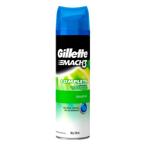 Gillette Mach3 Gel para Afeitar para Piel Sensible 200ml