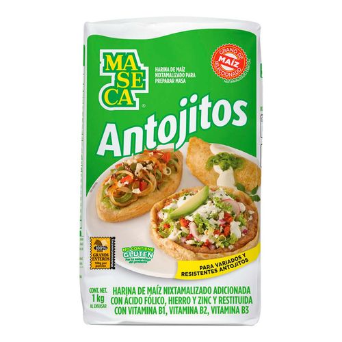 Harina de maíz Maseca antojitos 1Kg