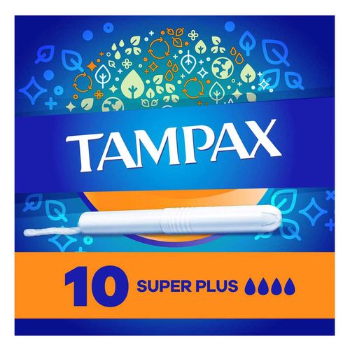 Tampones Tampax Super Plus 10 Tampones