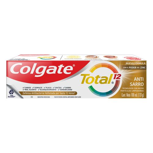 Pasta Dental Colgate Total 12 Anti-Sarro 100ml