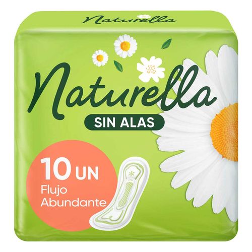 Toallas Femeninas Naturella Día Sin Alas 10 Toallas