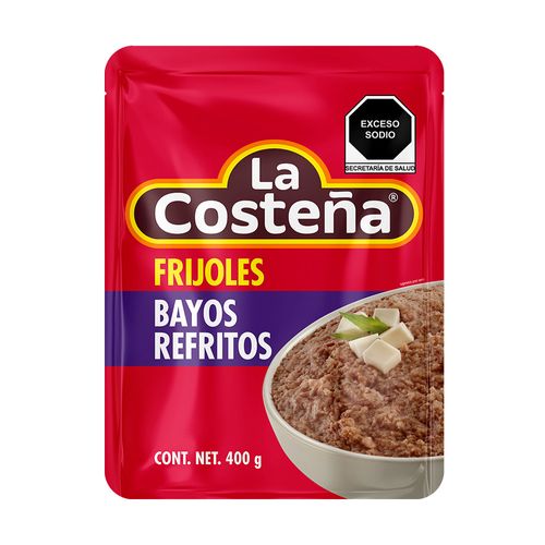 Frijoles Bayos La Costeña Refritos 400g