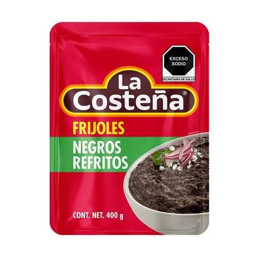 Frijoles Negros La Costeña Refritos 400g