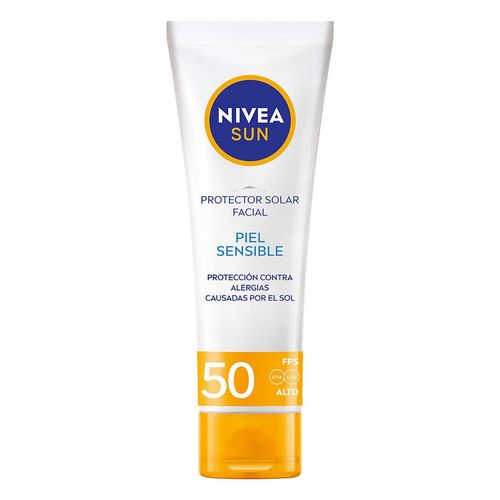 Protector Solar Facial NIVEA SUN Piel Sensible FPS 50 50ml
