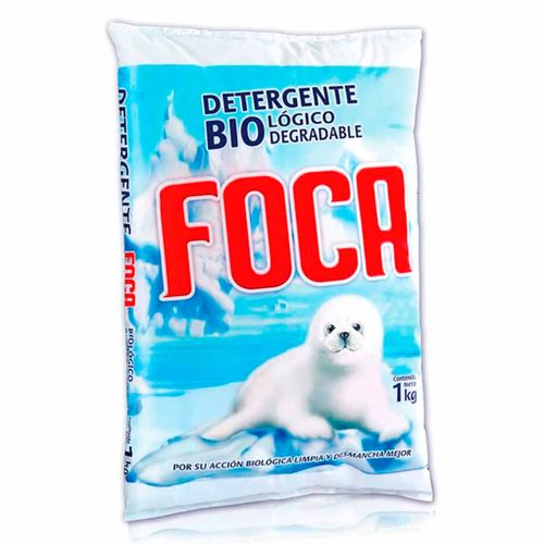 Detergente en Polvo Foca 1Kg