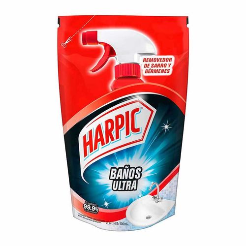 Limpiador de Baños Líquido Harpic Ultra 500ml