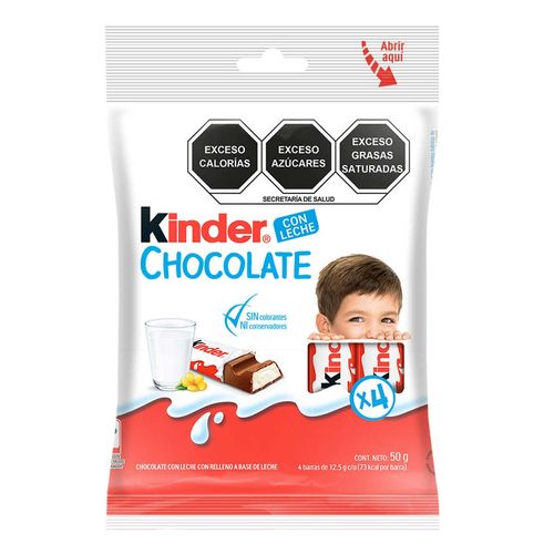 Chocolate Kinder con Leche 50g