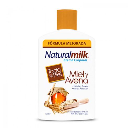 Crema Corporal Nuturalmilk Miel Avena 371ml