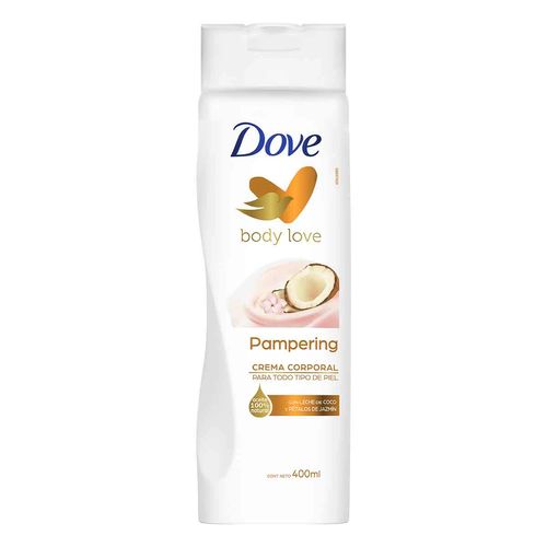 Crema Corporal Dove Pampering Coco y Jazmín 400ml