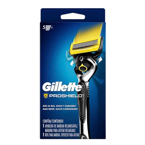 Gillette Proshield Rastrillo para Afeitar Recargable 1 Unidad