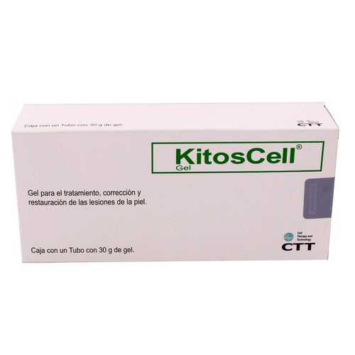 Gel KitosCell Restauración de Lesiones en la Piel Caja con Tubo de 30g