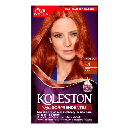 Tinte Permanente Koleston 64 Caoba Cobrizo